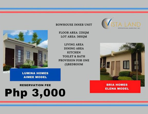 Affordable house and lot models for as low as 3000