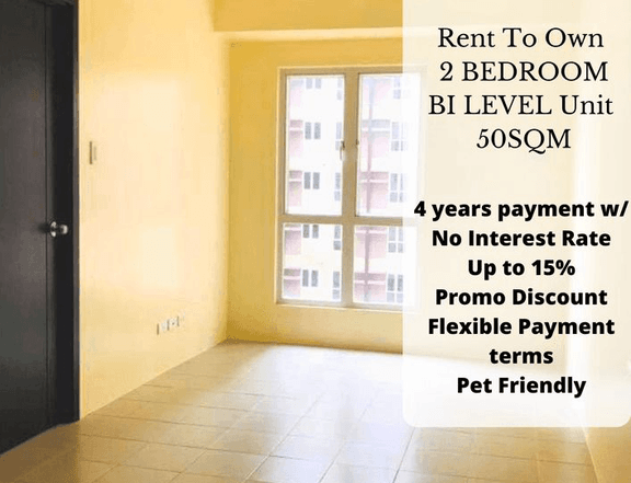 Ready for Occupancy 2-BR Bi Level - 4 years payment No Interest