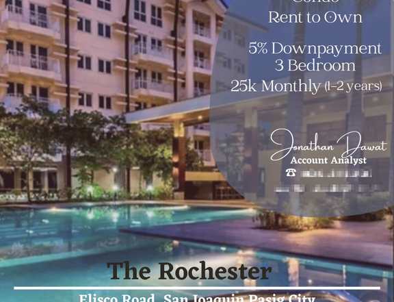 Rent to own condo in Pasig