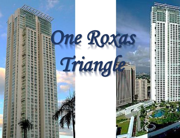 3BR UNIT for SALE at One Roxas Triangle