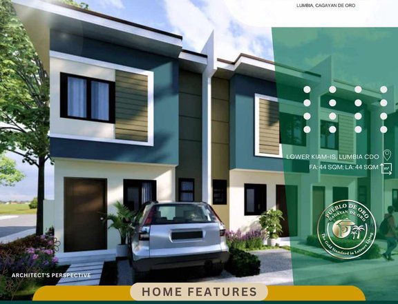 New Townhouse Inner Unit For Sale at Lumbia, CDO