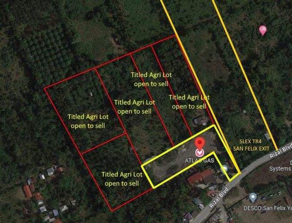 Industrial Lot 5 Meters from SLEX TR4 Exit, Sto. Tomas, Batangas