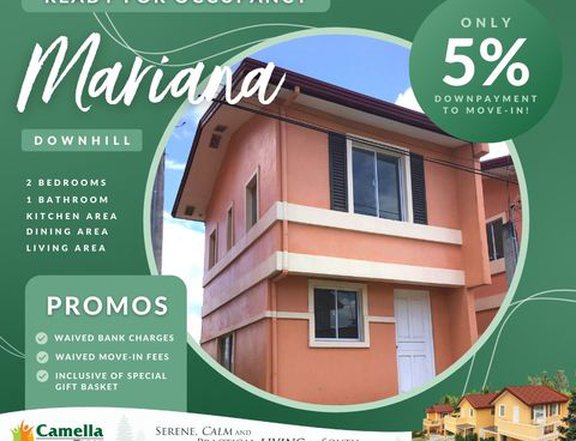 READY FOR OCCUPANCY 60sqm 2-BR 1-T&B MARIANA DH w/EXTRA LOT IN TRECE