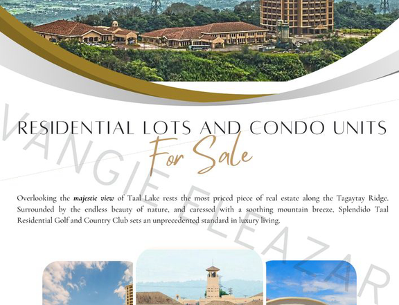 Lot and condo available for sale
