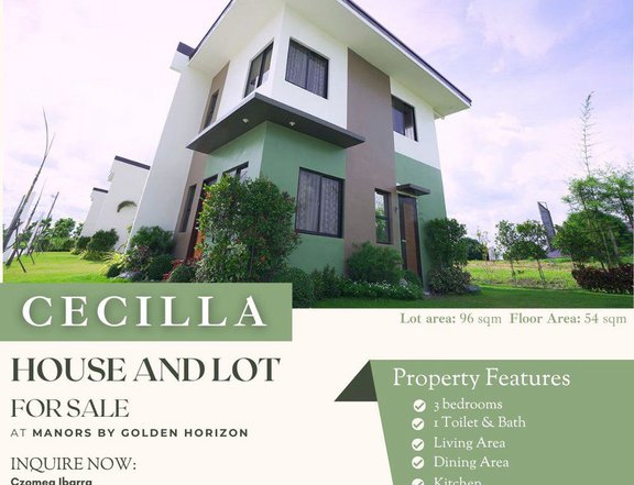 CECILLA at Golden Horizon Single Attached House For Sale thru Pag-IBIG