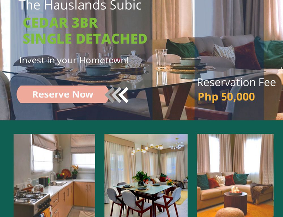 3-bedroom Single Detached 144 sqm in The Hauslands Subic