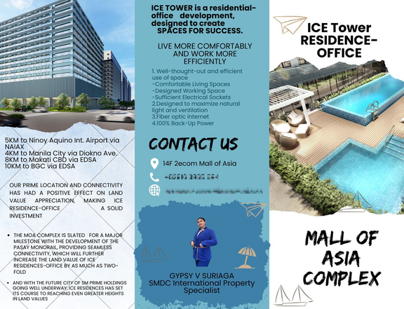 Pre-selling 1-bedroom Residence-Office Condominium For Sale in Pasay