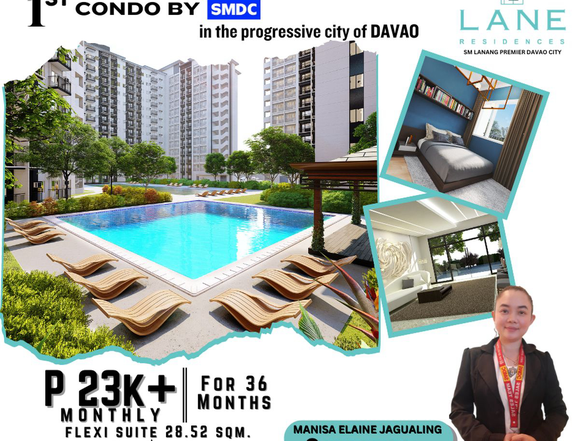 Pre-selling 28.52 sqm 2-bedroom Condo For Sale in Davao Park District