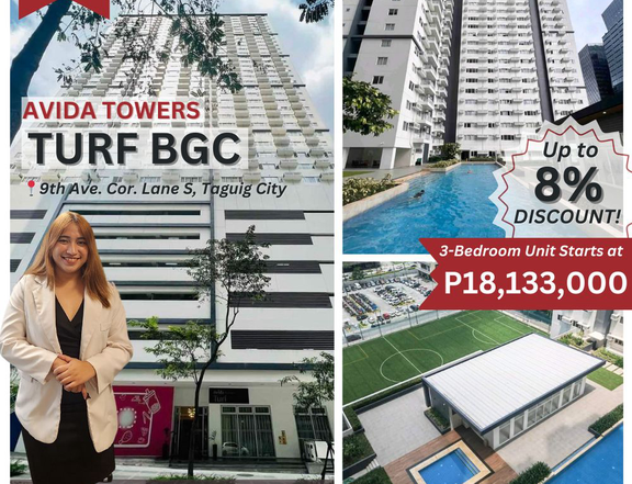 Ayala 3 Bedroom Unit in BGC  Ready For Occupancy