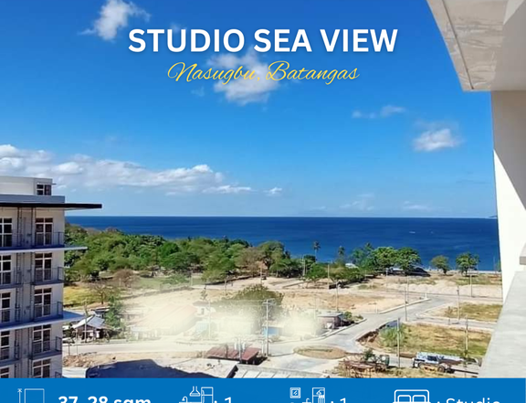 Discounted Studio Condo For Sale 37.28sqm Seaview in Nasugbu, Batangas
