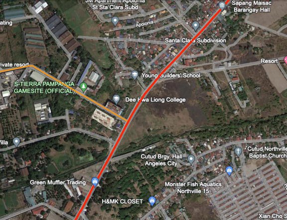 FOR SALE LOT IDEAL FOR RESIDENTIAL OR INDUSTRIAL USE IN PAMPANGA