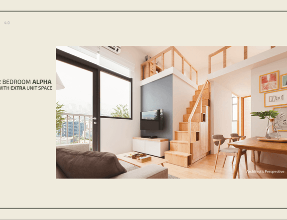 Well-balanced 50.08 sqm 2-bedroom Alpha Unit at My Enso Loft by PH1 World Developer in Quezon City