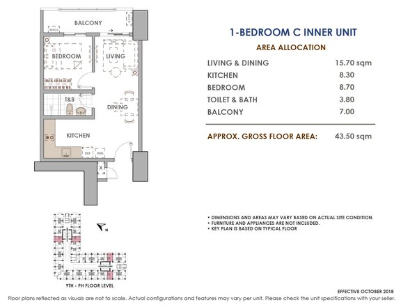 DMCI Aston 1 Bedroom De luxe w Parking Condo in Pasay