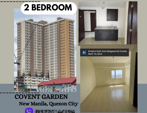 Covent Garden 2Bedroom 25K Mo Condo in New Manila Quezon City / QC
