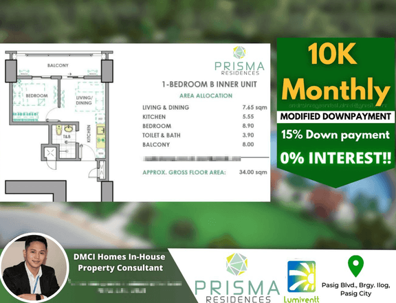 Pre Selling in Pasig City - Prisma Residences