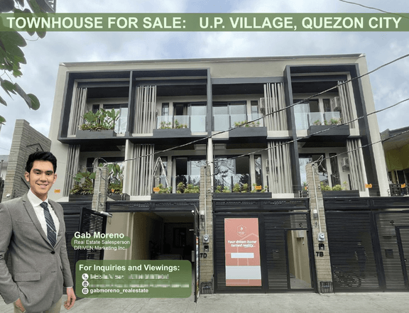 4-bedroom Townhouse For Sale in Diliman Quezon City / QC Metro Manila