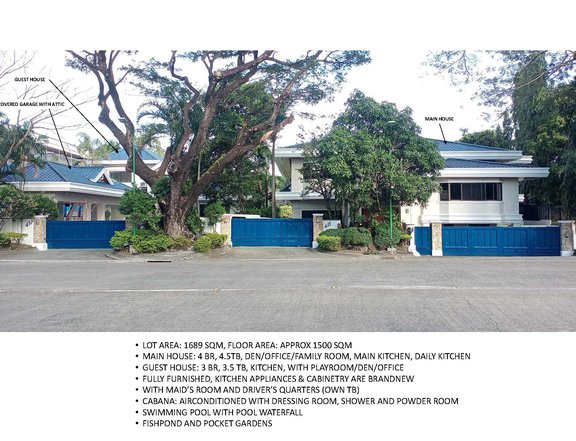 Expansive house and lot in Ayala Alabang Village