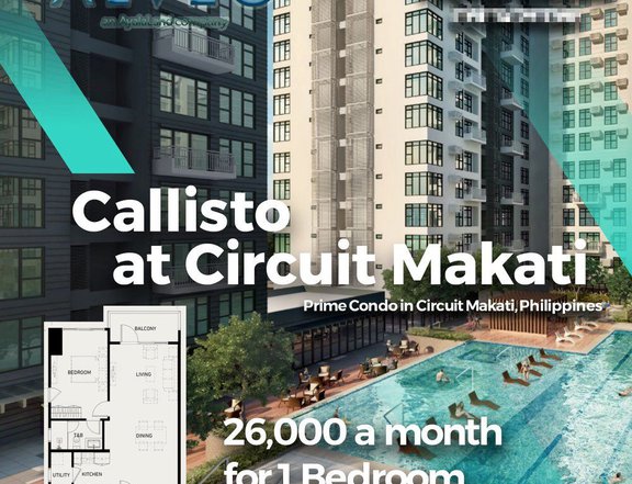 Pre-selling 1 BR 55 SQM Condo in Circuit Makati by Alveo Land