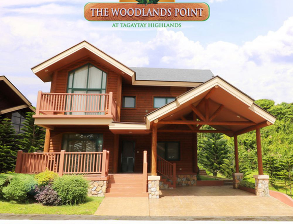 Log Cabin in Tagaytay Highlands Woodlands Point 294sqm 4bedrooms 4tb CCT title