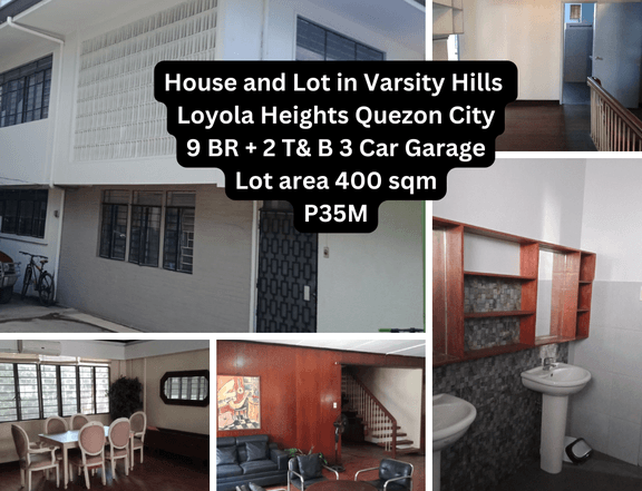 Varsity Hills Loyola Heights House and Lot For Sale