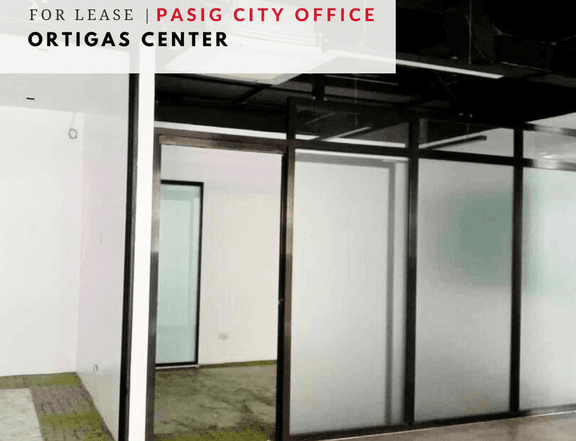 For Lease Ortigas Office 132 sqm located in Pasig City