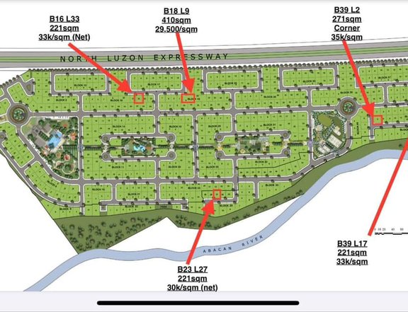 271 sqm Residential Lot For Sale in Marquee Place Subd. Angeles Pampanga