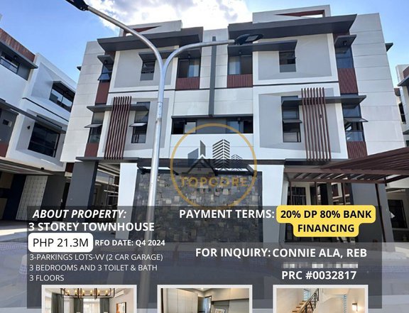 3 Storey Townhouse For Sale in Pugad Lawin 2 | Quezon City