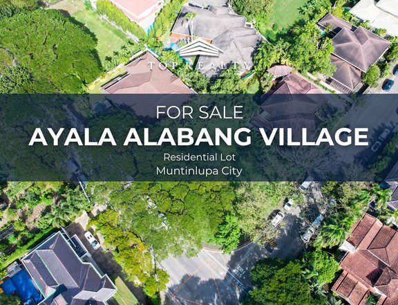 Ayala Alabang Village AAV, Muntinlupa City Prime Corner Lot for Sale