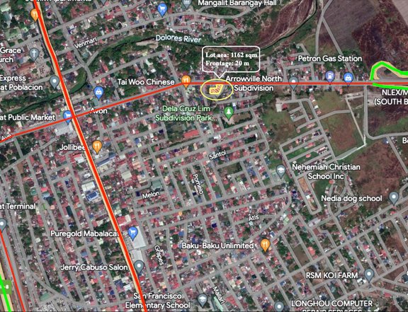 FOR SALE PROPERTY IN PAMPANGA ALONG COMMERCIAL ROAD NEAR CLARK AND NLEX