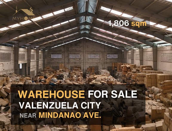 Valenzuela City (Mindanao Ave. area)  Warehouse and Industrial Lot for Sale