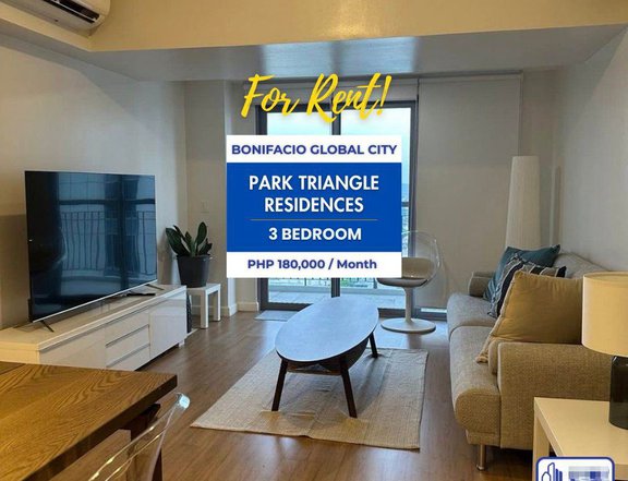 FOR RENT: Elegant 3-Bedroom Condo in BGC | Park Triangle Residences by ALVEO