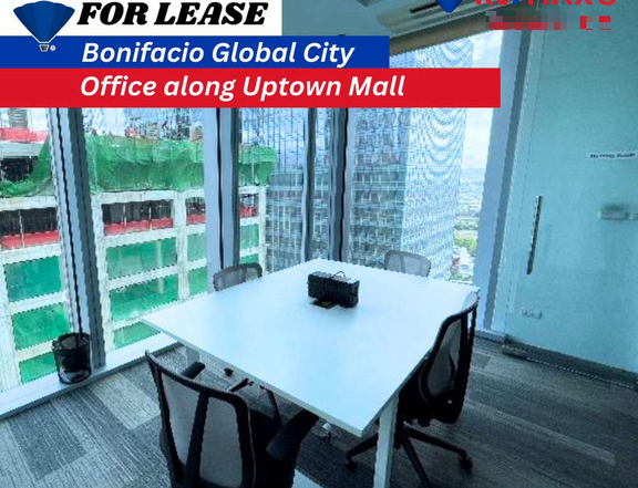 For Rent BGC Office 1.4K sqm along Uptown Mall, Bonifacio Global City