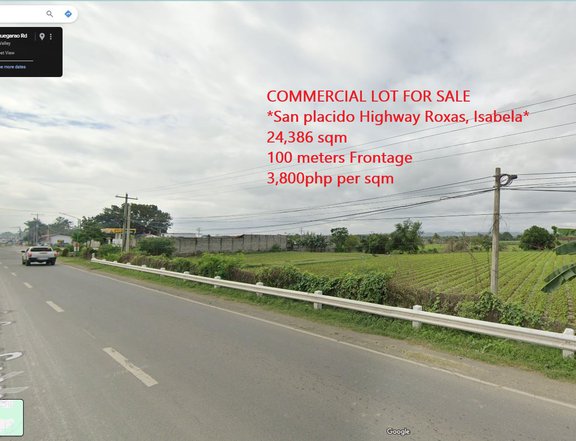 2.44 hectares Lot For Sale in Roxas Isabela
