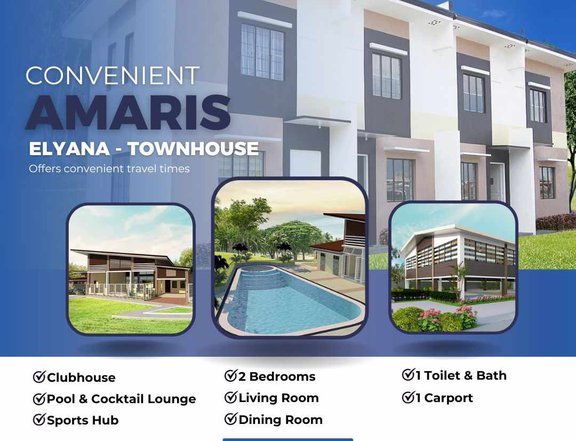 Ready for occupancy  Townhouse For Sale in AMARIS  Dasmarinas Cavite