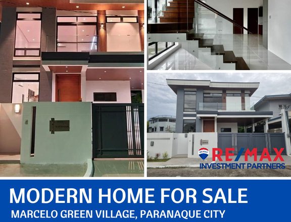 Newly Built Modern House For Sale in Marcelo Green Village Paranaque