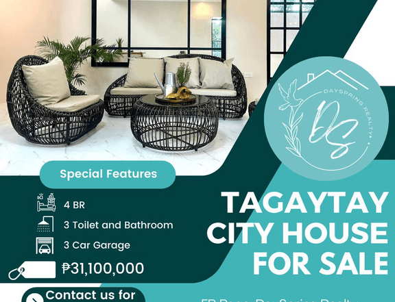 BRAND NEW MODERN REST HOUSE FOR SALE IN TAGAYTAY