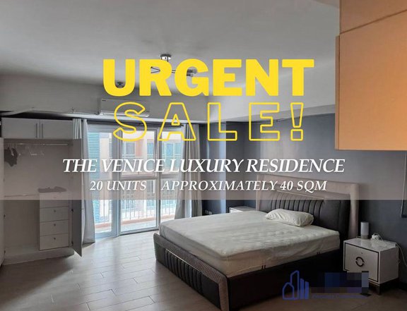 Urgent Sale at a Discount | 20 Studio Units at The Venice Luxury Residences, BGC