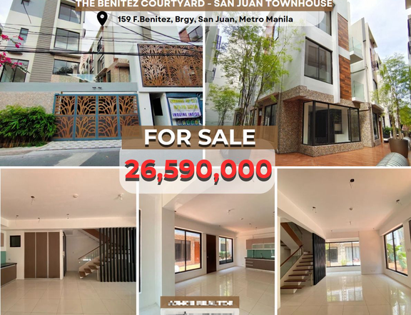 3 BEDROOM w/ 2 CAR GARAGE MODERN MINIMALIST TOWNHOUSE in SAN JUAN METRO MANILA