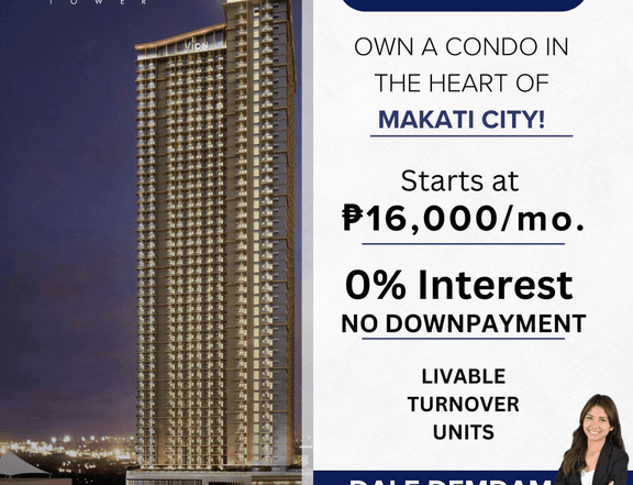 1BR + balcony Condo For Sale in Makati Metro Manila