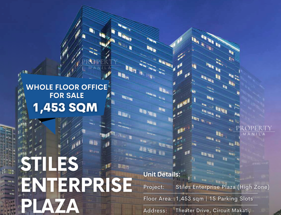 Stiles Enterprise Plaza Circuit Makati Office Space For Sale