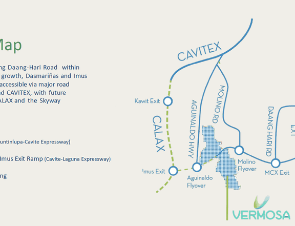 349 sqm Residential Lot For Sale in Imus Cavite Vermosa Ayala Mall