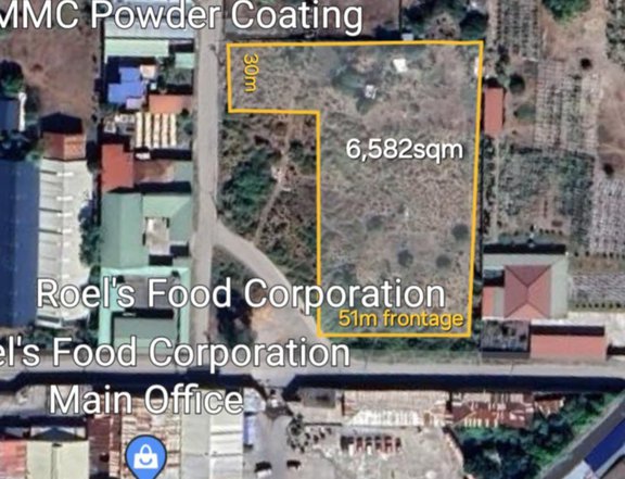 LOT FOR SALE IDEAL FOR WAREHOUSE/LAND BANKING IN FRONT OF ROELS FOOD CORPORATION IN PAMPANGA