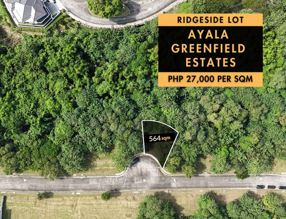 Ayala Greenfield Estates, Calamba Laguna - Free Golf Share! Ridgeside Lot for Sale