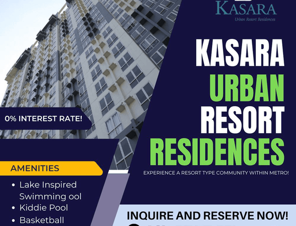 ONE BEDROOM UNIT FOR SALE | KASARA URBAN RESORT RESIDENCES