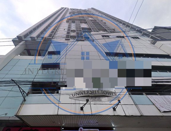 Foreclosed 45.50 sqm 2-bedroom Residential Condo For Sale in University Tower Malate
