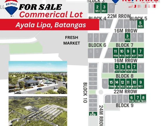 For Sale Commercial Lot, Lipa: 815 sqm, Commercial Lot - Premium Lot