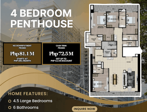 229.00 sqm 4-bedroom Condo For Sale
