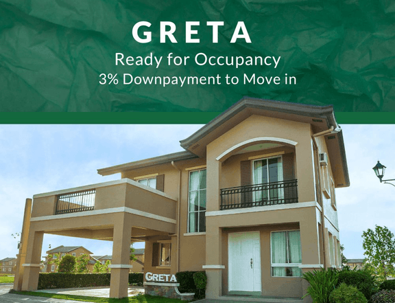 Ready for Occupancy House and Lot in Camella in Bacolod (Greta)