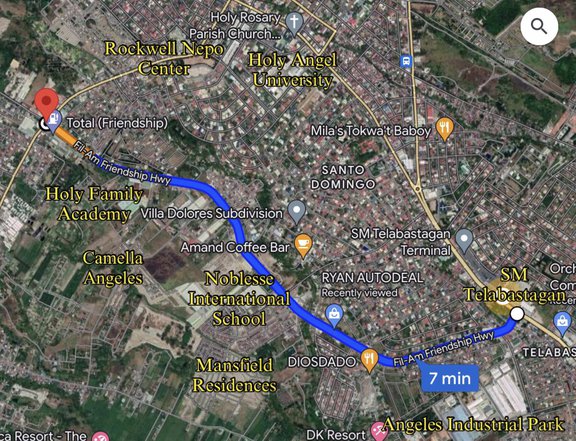 FOR SALE COMMERCIAL LOTS ALONG FIL AM FRIENDSHIP HIGHWAY NEAR SM TELABASTAGAN AND CLARK