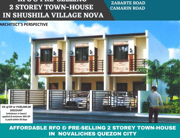 BRAND NEW 2 STOREY TOWN-HOUSE FOR SALE